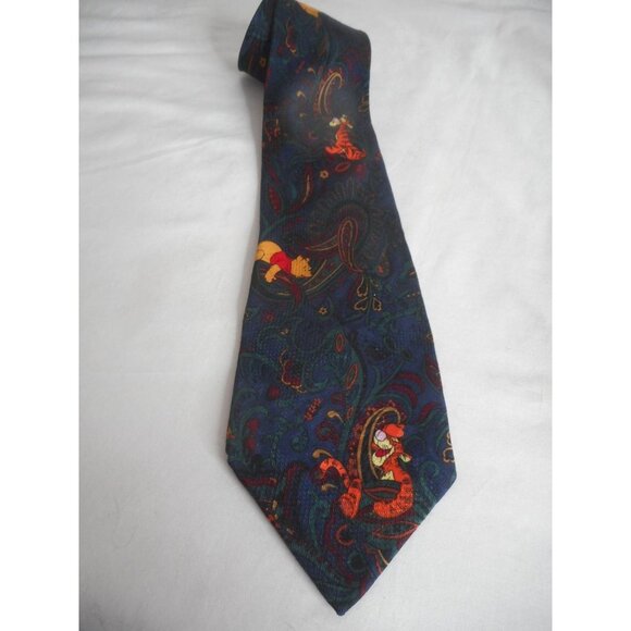 Disney Other - Vintage Disney Silk Paisley tie Tigger Pooh